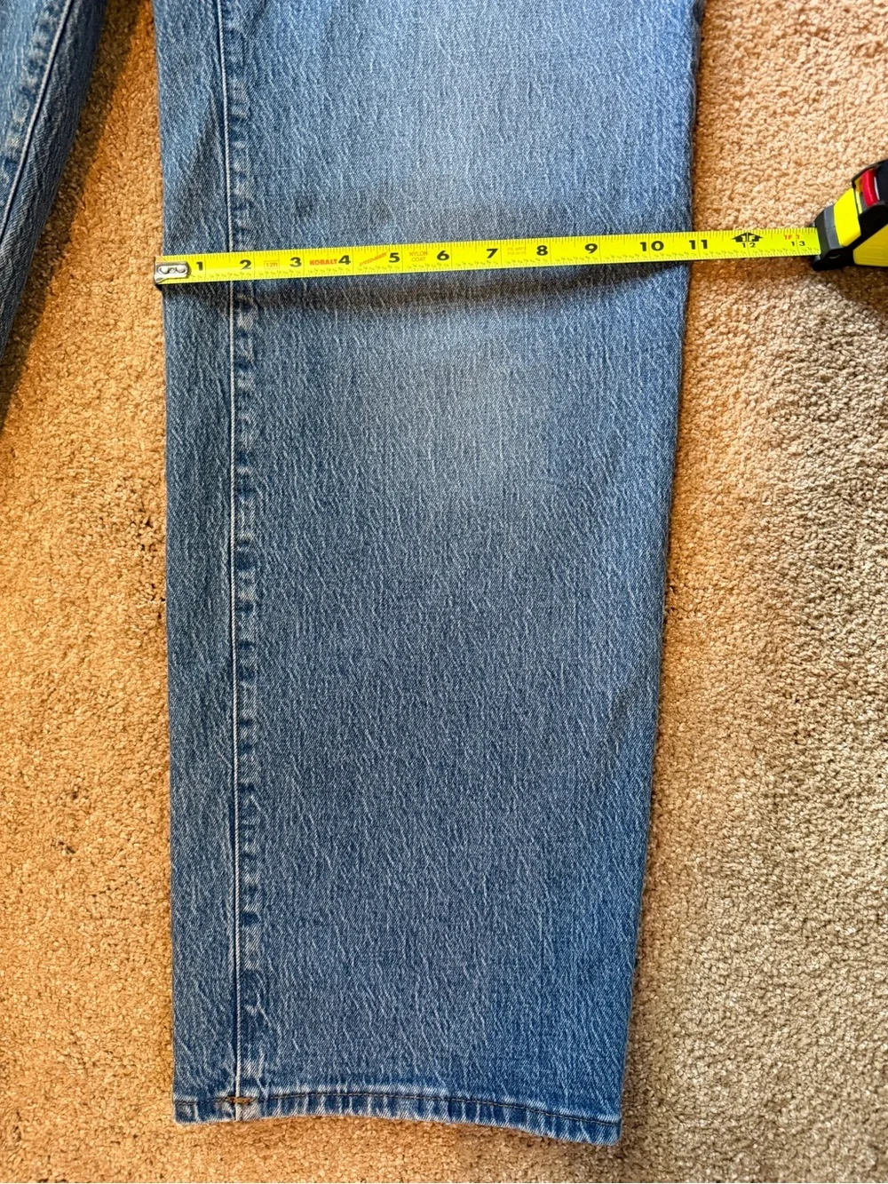 Madewell Perfect Vintage Wide Leg Crop Jeans 30T Tall Cresslow Wash